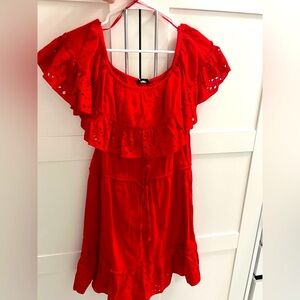 New with tag red dress